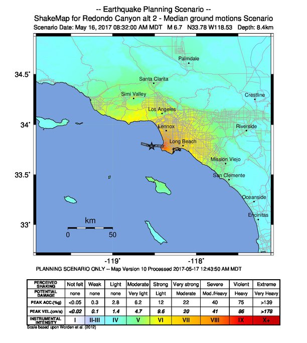 Redondo Canyon M6.7